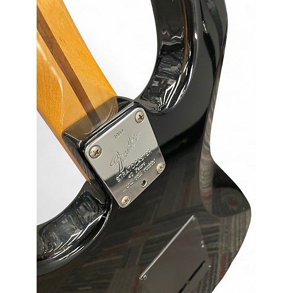 Used Fender 40th Anniversary American Stratocaster Black Solid Body Electric Guitar