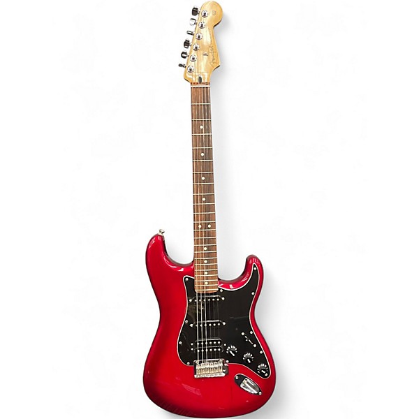 Used 2019 Fender Player Stratocaster HSS Candy Red Burst Solid Body Electric Guitar