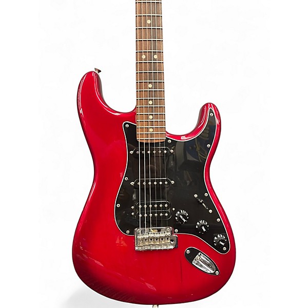 Used 2019 Fender Player Stratocaster HSS Candy Red Burst Solid Body Electric Guitar