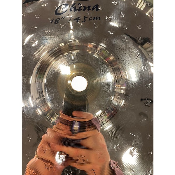 Used Zildjian 18in Z CUSTOM CHINA Cymbal