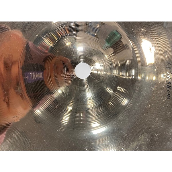 Used Zildjian 15in Z Custom Hi Hat Pair Cymbal