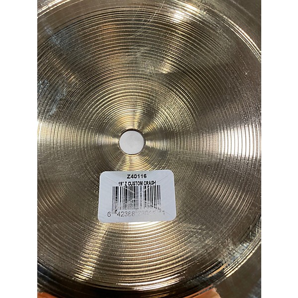 Used Zildjian 19in Z CUSTOM CRASH Cymbal