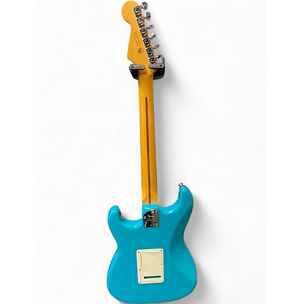 Used Fender American Professional II Stratocaster Miami Blue Solid Body Electric Guitar
