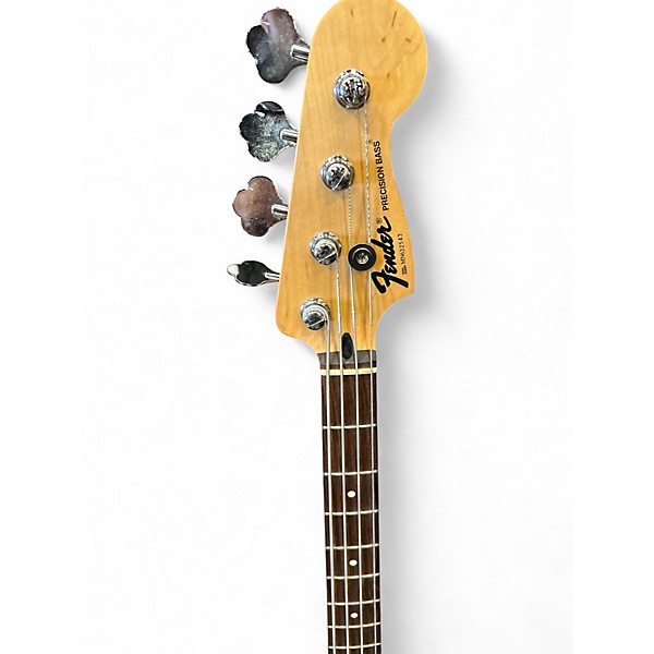 Used Fender Standard Precision Bass Black Electric Bass Guitar