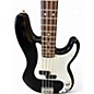 Used Fender Standard Precision Bass Black Electric Bass Guitar