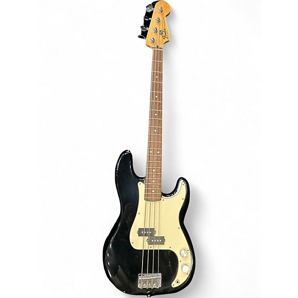 Used Fender Standard Precision Bass Black Electric Bass Guitar