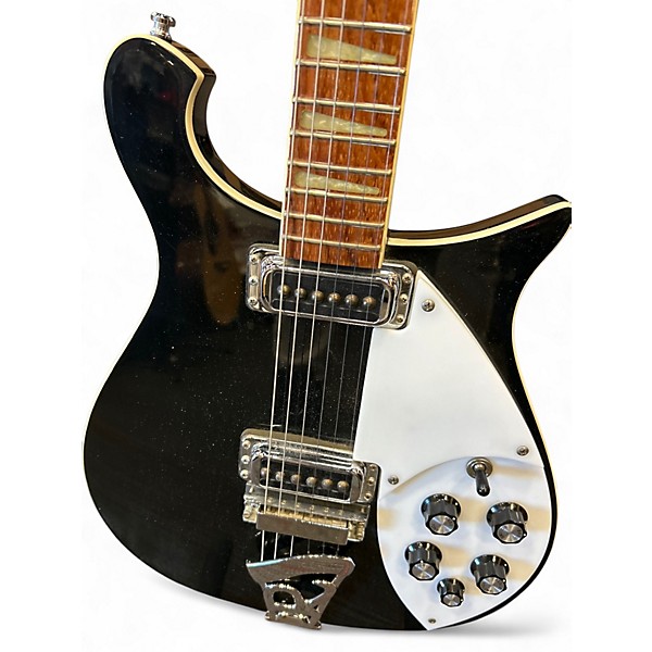Used Rickenbacker 620 Black Solid Body Electric Guitar