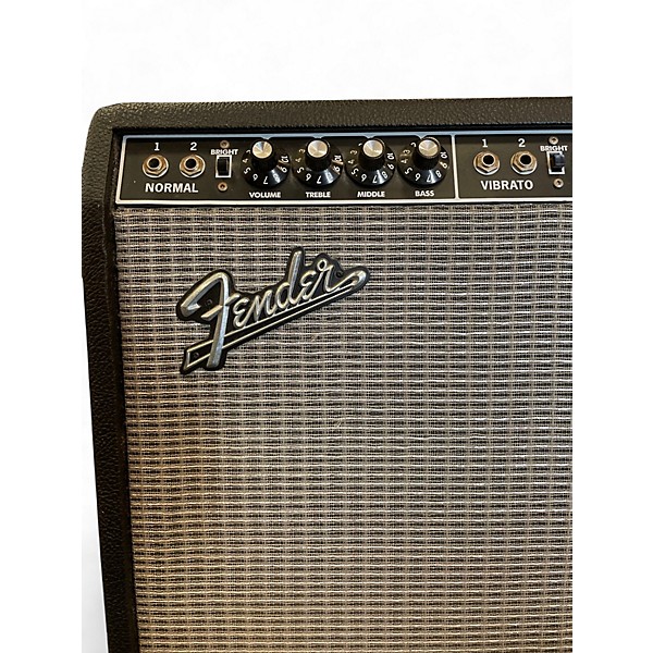 Used Fender Vintage Reissue 1965 Twin Reverb Tube Guitar Combo Amp