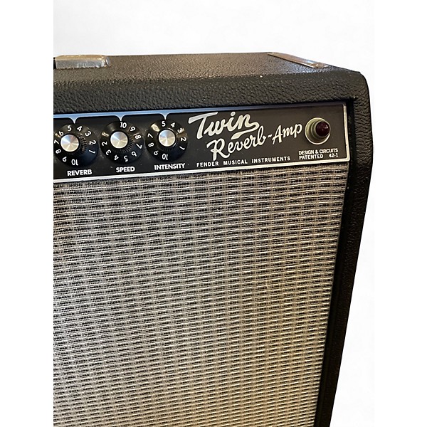 Used Fender Vintage Reissue 1965 Twin Reverb Tube Guitar Combo Amp