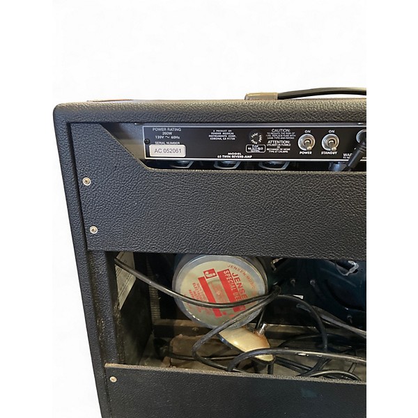 Used Fender Vintage Reissue 1965 Twin Reverb Tube Guitar Combo Amp
