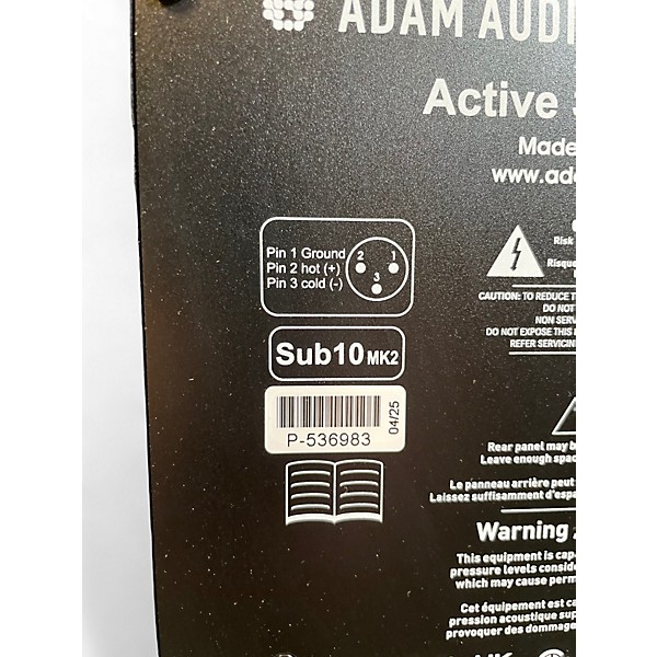 Used ADAM Audio SUB10 MKII Subwoofer
