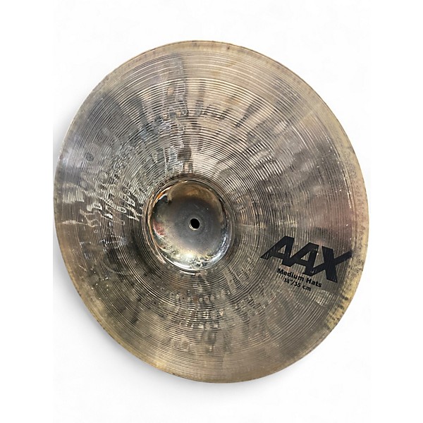 Used SABIAN 14in AAX MEDIUM HI HAT PAIR Cymbal