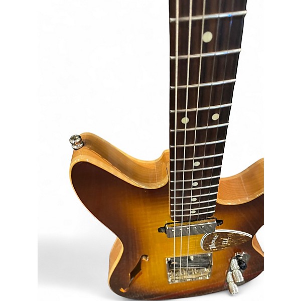Used Vz Custom BLUZMAN Tobacco Burst Hollow Body Electric Guitar