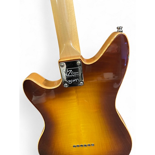 Used Vz Custom BLUZMAN Tobacco Burst Hollow Body Electric Guitar