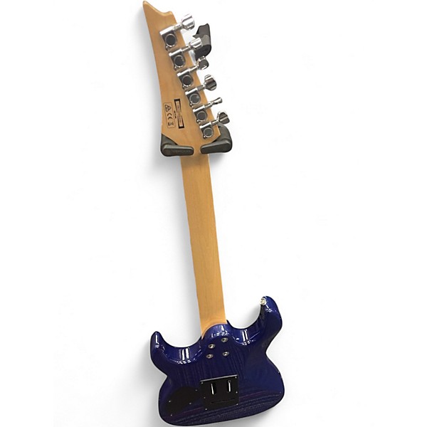 Used Ibanez GRX70QA Trans Blue Solid Body Electric Guitar