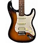 Used 2021 Squier Bullet Stratocaster HSS 2 Tone Sunburst Solid Body Electric Guitar thumbnail