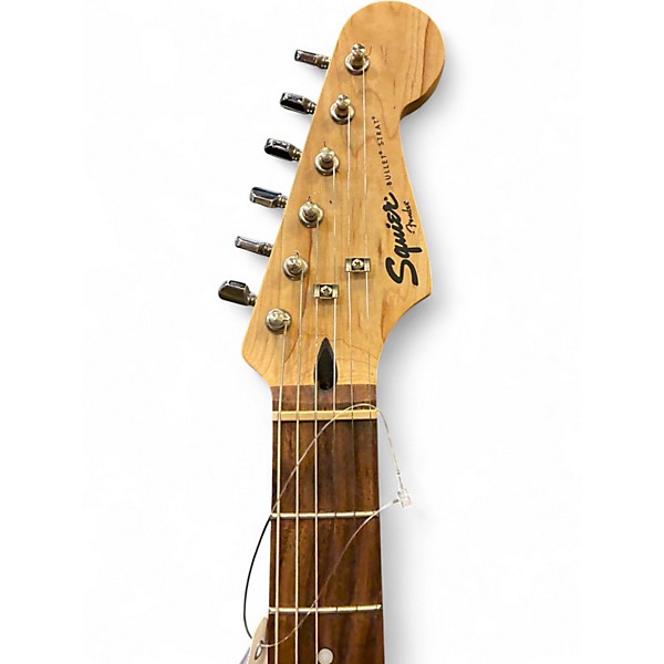 Used 2021 Squier Bullet Stratocaster HSS 2 Tone Sunburst Solid Body Electric Guitar