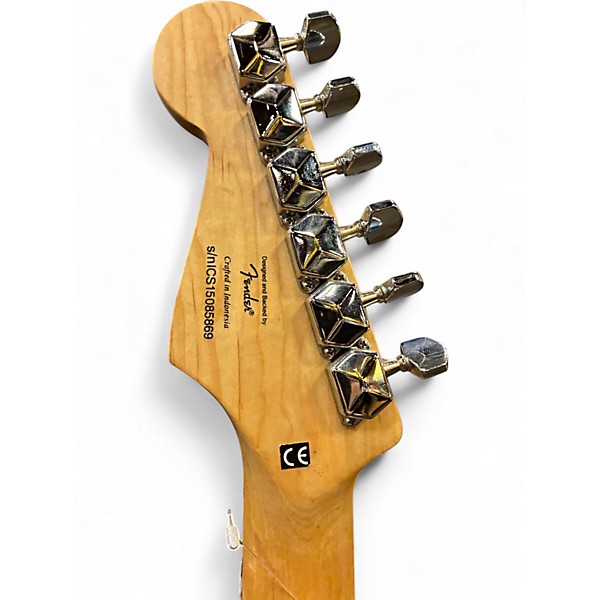 Used 2021 Squier Bullet Stratocaster HSS 2 Tone Sunburst Solid Body Electric Guitar