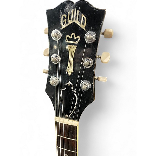 Vintage 1960 Guild T100 Sunburst Hollow Body Electric Guitar