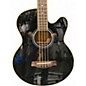 Used Ibanez AEB5E Black Acoustic Bass Guitar