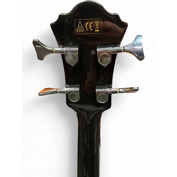 Used Ibanez AEB5E Black Acoustic Bass Guitar