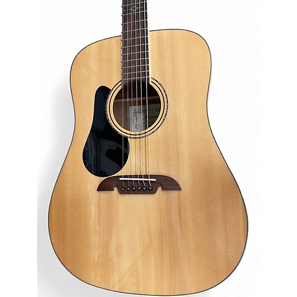 Used Alvarez AD60L Dreadnought Left Handed Natural Acoustic Guitar