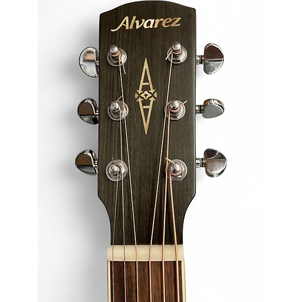 Used Alvarez AD60L Dreadnought Left Handed Natural Acoustic Guitar