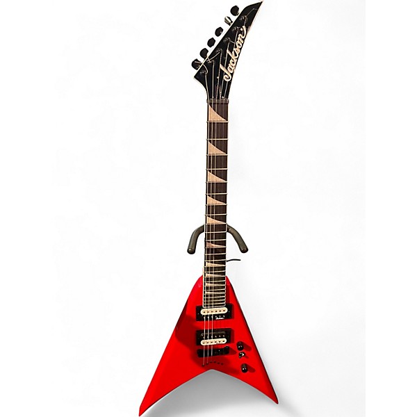 Used Jackson JS32T King V Candy Apple Red Solid Body Electric Guitar