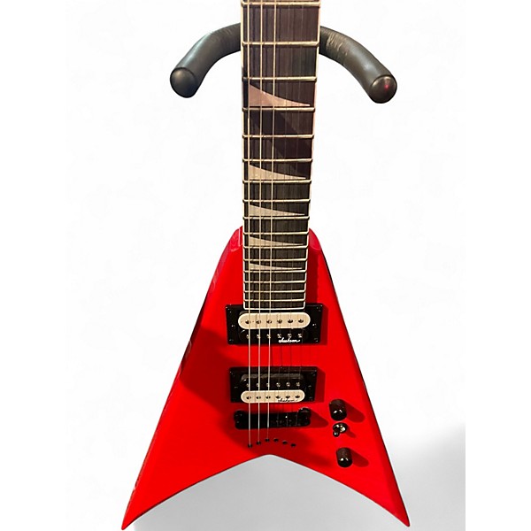 Used Jackson JS32T King V Candy Apple Red Solid Body Electric Guitar