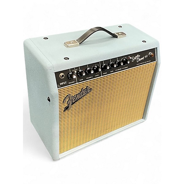 Used Fender Super Champ X2 15W Limited Edition Sonic Blue Guitar Combo Amp