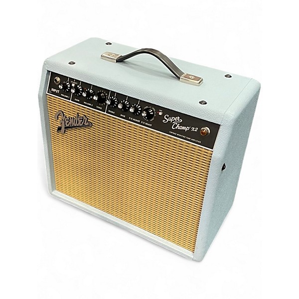Used Fender Super Champ X2 15W Limited Edition Sonic Blue Guitar Combo Amp