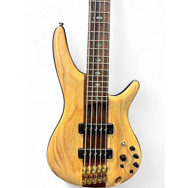Used Ibanez SR1305SB Natural Electric Bass Guitar