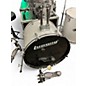 Used Ludwig 5 Piece Accent Silver Drum Kit