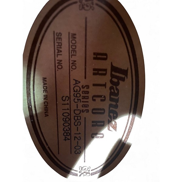 Used Ibanez AG95 Artcore Expressionist DARK BROWN SUNBURST Hollow Body Electric Guitar