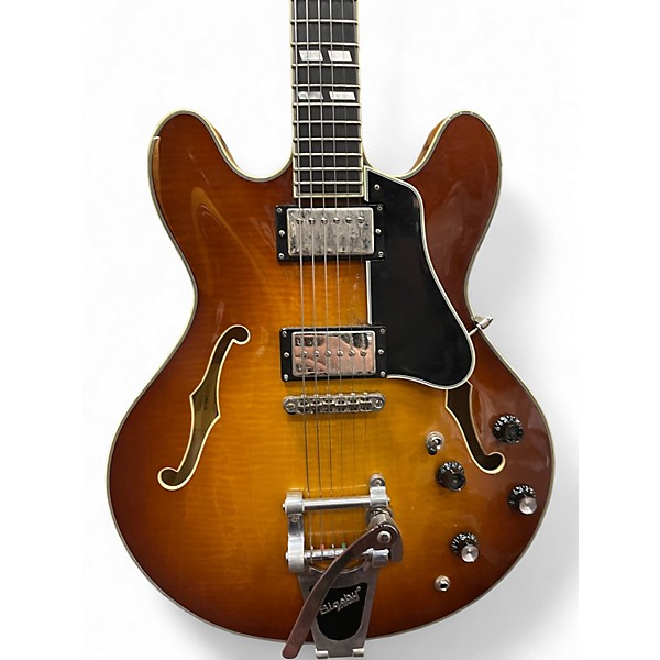 Used 2020 Eastman T486-BGB 3 Color Sunburst Hollow Body Electric Guitar