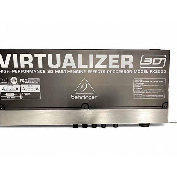 Used Behringer fx 2000 3d Multi Effects Processor