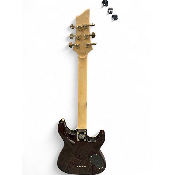 Used Schecter Guitar Research Omen Extreme 6 Left Handed Natural Electric Guitar