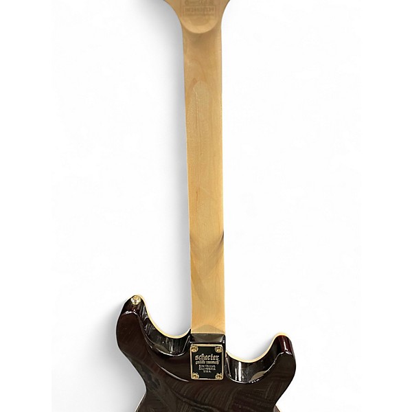 Used Schecter Guitar Research Omen Extreme 6 Left Handed Natural Electric Guitar