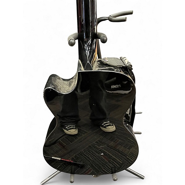 Used Fender CB60SCE Black Acoustic Bass Guitar