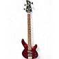 Used Yamaha TRB174 Red Electric Bass Guitar