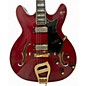 Used Hagstrom  Viking Deluxe Dakota Red Hollow Body Electric Guitar