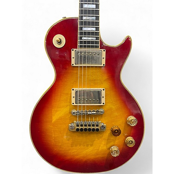 Vintage 1971 Gibson Les Paul Custom Sunburst Solid Body Electric Guitar