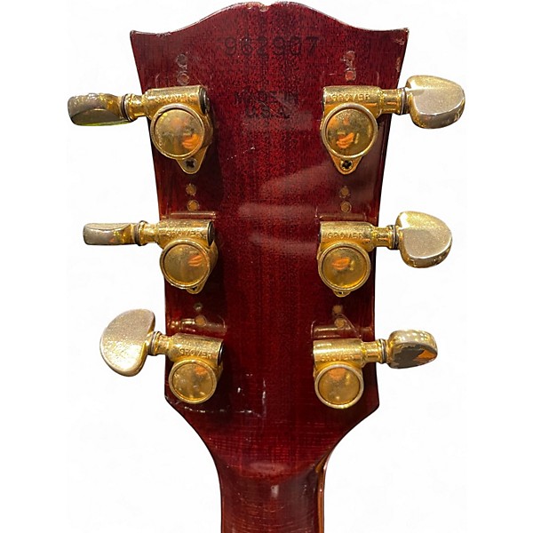 Vintage 1971 Gibson Les Paul Custom Sunburst Solid Body Electric Guitar