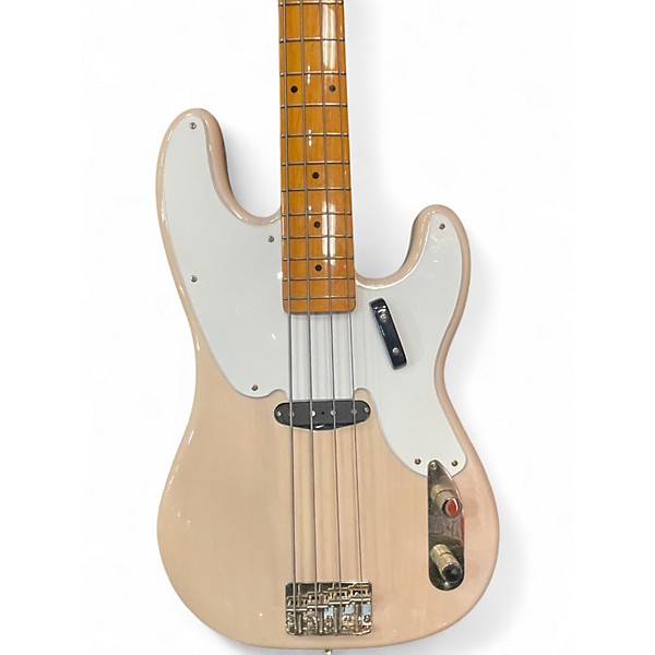 Used Squier 50's REISSUE PBASS Shell Pink Electric Bass Guitar