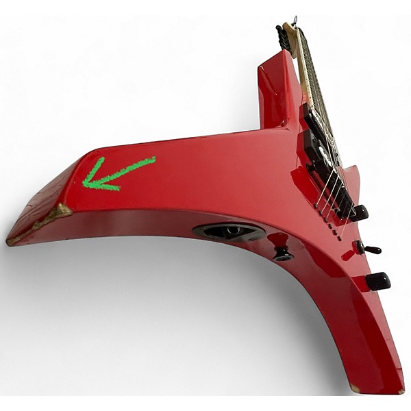 Used Jackson JS32 Warrior Dakota Red Solid Body Electric Guitar