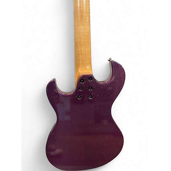 Used Nutter 5 string Purple Electric Bass Guitar