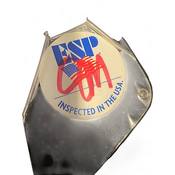 Used ESP DV-8 CUSTOM SHOP Black Solid Body Electric Guitar