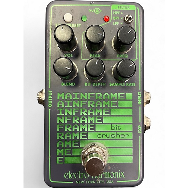 Used Electro-Harmonix Mainframe Bit Crusher Effect Pedal