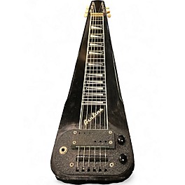Used Airline Valco Lapsteel Black Solid Body Electric Guitar
