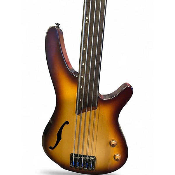 Used Ibanez SRH505F 2 Color Sunburst Electric Bass Guitar